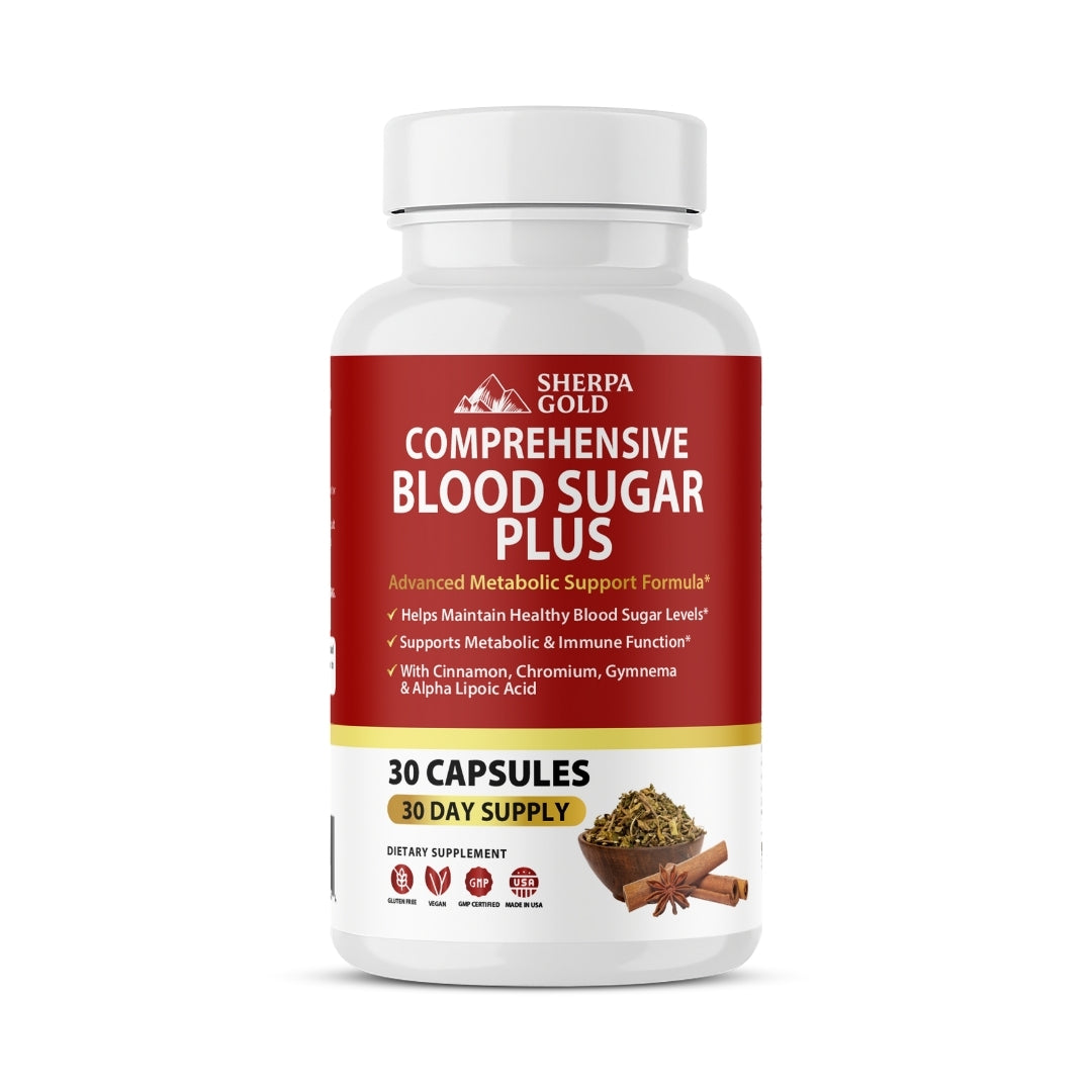 Sherpa Gold Blood Sugar Plus – Advanced Metabolic Formula (30 Capsules)