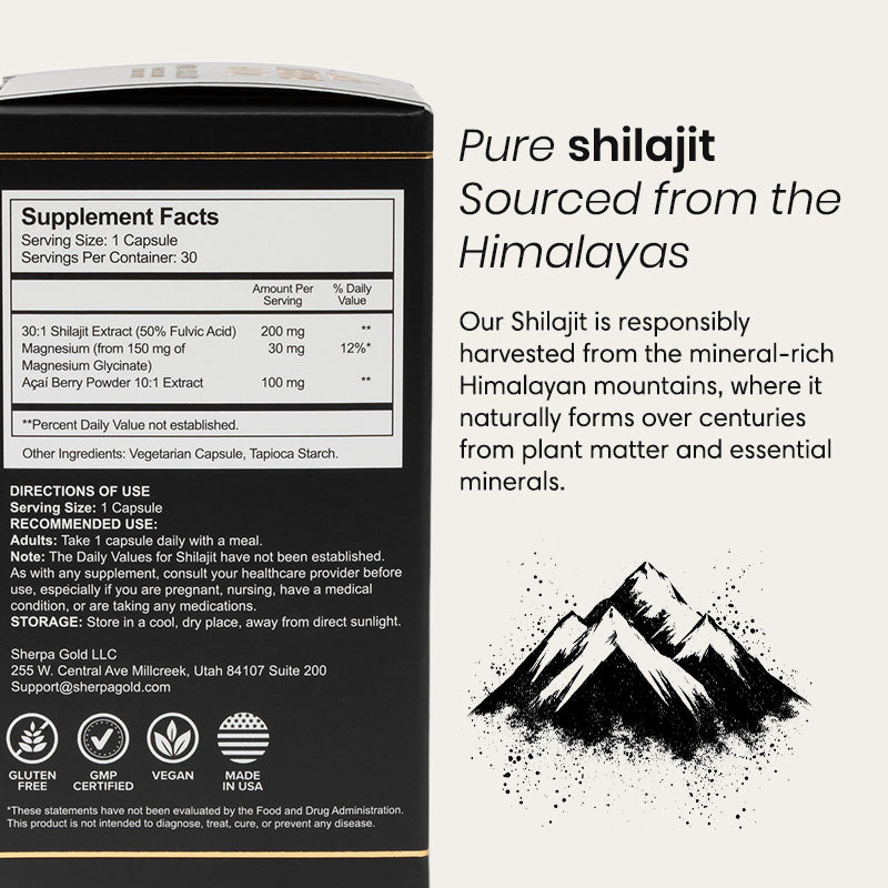 Pure Himalayan Shilajit Extract